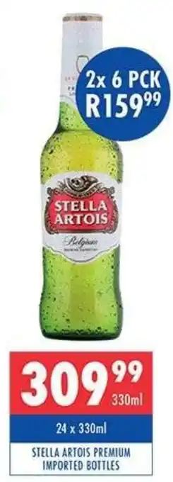Ultra Liquors Stella artois premium imported bottles offer