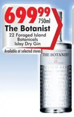 Prestons The Botanist 22 Foraged Island Botanicals Islay Dry Gin offer