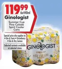 Prestons Ginologist Summer Cup Pina Colada Spirit Cooler Cans offer