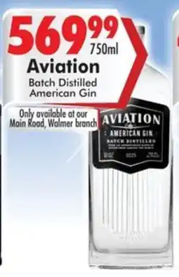 Prestons Aviation Batch Distilled American Gin offer