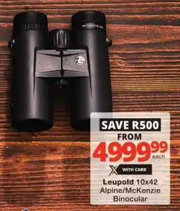 Checkers Leupold 10x42 Alpine/McKenzie Binocular offer