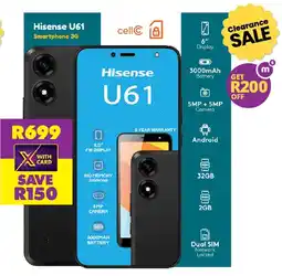 Shoprite Hisense U61 Smartphone 3G offer