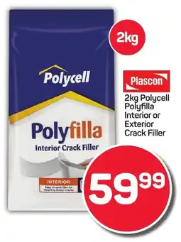Pick n Pay Hypermarket Plascon Polycell Polyfilla Interior or Exterior Crack Filler offer