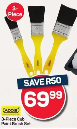 Pick n Pay Hypermarket ADDIS Cub Paint Brush Set offer