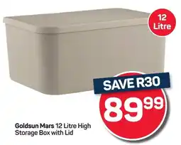 Pick n Pay Hypermarket Goldsun Mars High Storage Box with Lid offer