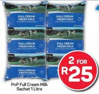 Pick n Pay Hypermarket PnP Full Cream Milk Sachet offer