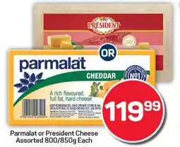 Pick n Pay Hypermarket Parmalat or President Cheese Assorted offer