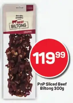Pick n Pay Hypermarket PnP Sliced Beef Biltong offer