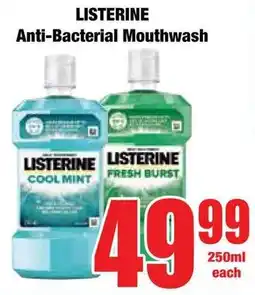 Boxer Superstores LISTERINE Anti-Bacterial Mouthwash offer