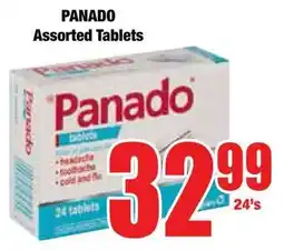 Boxer Superstores PANADO Assorted Tablets offer