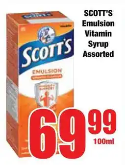 Boxer Superstores SCOTT'S Emulsion Vitamin Syrup Assorted offer