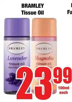 Boxer Superstores BRAMLEY Tissue Oil offer