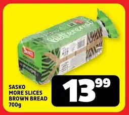 Usave Sasko more slices brown bread offer