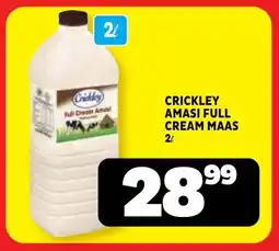 Usave Crickley amasi full cream maas offer