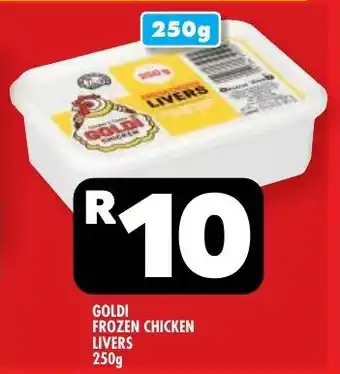 Usave Goldi frozen chicken livers offer