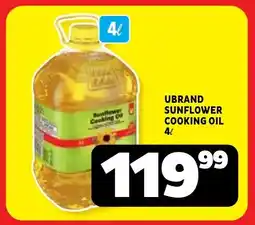Usave Ubrand sunflower cooking oil offer