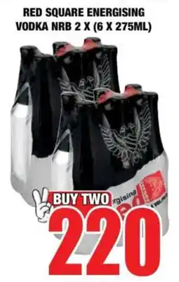Boxer Red square energising vodka nrb offer