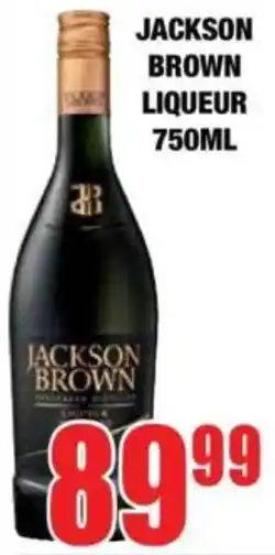 Boxer Jackson brown liqueur offer