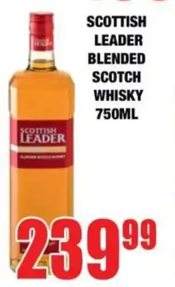 Boxer SCOTTISH LEADER BLENDED SCOTCH WHISKY offer