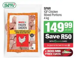 Spar SPAR IQF Chicken Mixed Portions offer