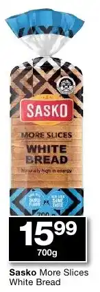 Checkers Sasko More Slices White Bread offer