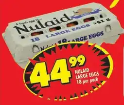 Shoprite Nulaid large eggs offer