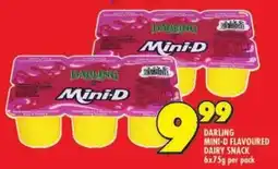 Shoprite Darling mini-d flavoured dairy snack offer