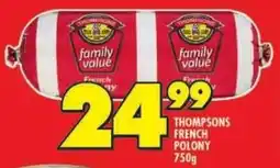 Shoprite Thompsons french polony offer