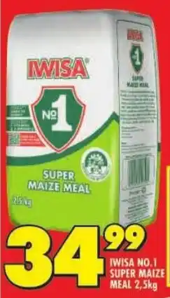 Shoprite Iwisa no.1 super maize meal offer