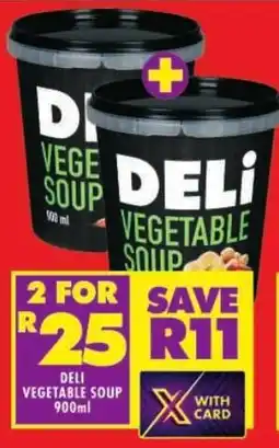Shoprite Deli vegetable soup offer