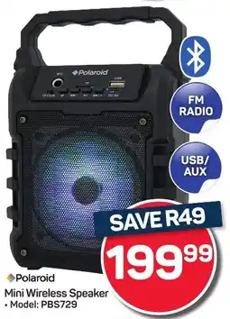 Pick n Pay Hypermarket Polaroid Mini Wireless Speaker offer