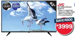 Pick n Pay Hypermarket JVC 43" (109cm) Smart QLED TV offer