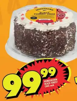 Shoprite Homegrown black forest cake offer
