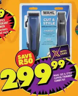 Shoprite Wahl cut & style clipper/trimmer combo kit offer
