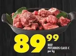 Shoprite BEEF POTJIEKOS CLASS C offer