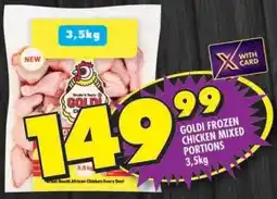 Shoprite GOLDI FROZEN CHICKEN MIXED PORTIONS 3,5kg offer