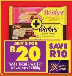Shoprite Tasty treats wafers offer