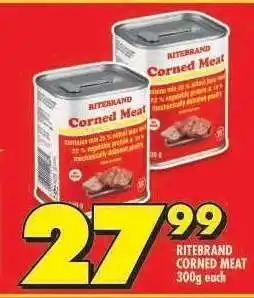 Shoprite Ritebrand Corned Meat offer
