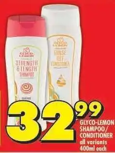 Shoprite GLYCO-LEMON SHAMPOO/CONDITIONER offer