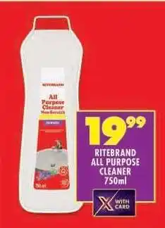 Shoprite Ritebrand All Purpose Cleaner 750ml offer