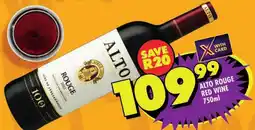 Shoprite Alto rouge red wine offer