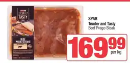 Spar SPAR Tender and Tasty Beef Prego Steak offer