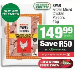 Spar SPAR Frozen Mixed Chicken Portions offer