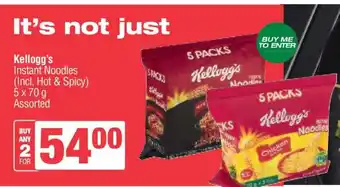 Spar Kellogg's Instant Noodles offer