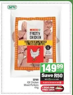Spar SPAR IQF Chicken Mixed Portions offer