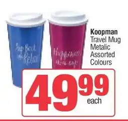 Spar Koopman Travel Mug offer
