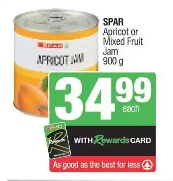 Spar SPAR Apricot or Mixed Fruit Jam offer