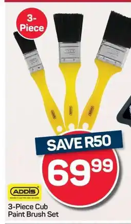 Pick n Pay Hypermarket 3-Piece Cub Paint Brush Set offer