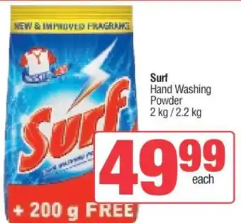 Spar SURF Hand Washing Powder offer
