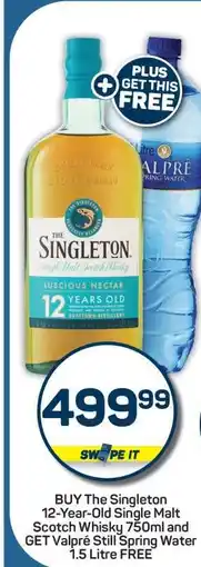 Pick n Pay The Singleton 12 Year Old Single Malt Scotch Whisky 750ml offer